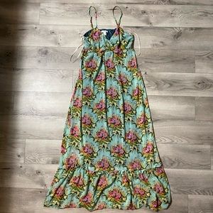Forever 21 long empire waist sundress size L